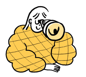 Illustration d'un personnage muni d'une longue vue regardant au loin