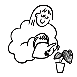 Yanomami-illustration-personnage-soin-boutures